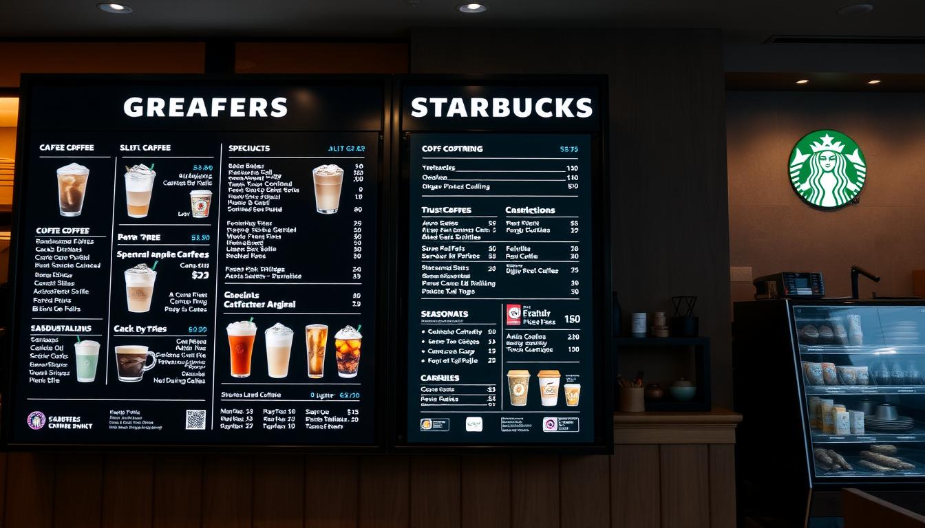 starbucks coffee menu